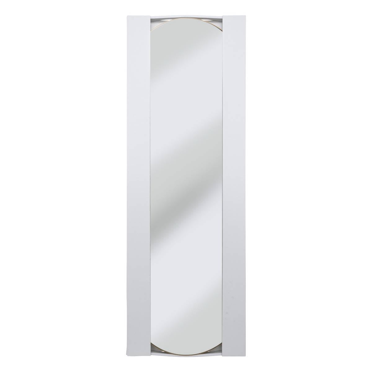 Atmosphera - Miroir Mural Ovale Selena Doré - 112 x 40 cm - Contour en Métal - pour Entrée, Chambre, Dressing