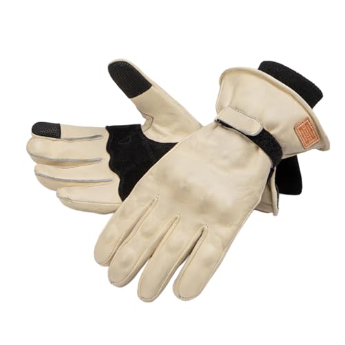[デグナー] ウィンターレザーグローブ WG-50 [アイボリー・L]| 京都 バイク 革製品 レザー ツーリング ライダー バイカー バイクギア メーカー ギア パーツ お取り寄せ ふるさと納税