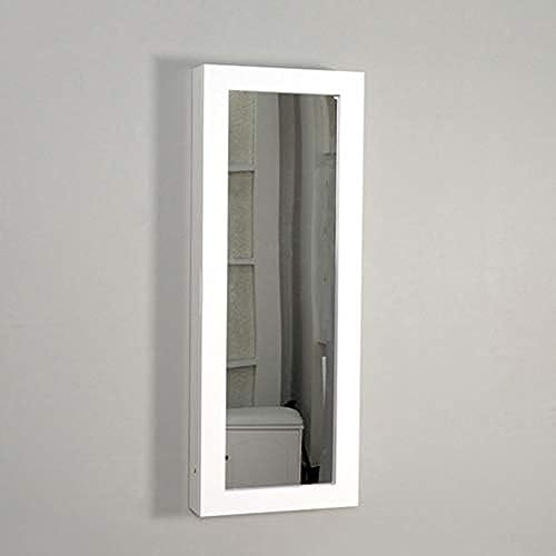 Ironing Board Mirror Foldable Wall-mounted Solid Wood Frame Modern Simple Furniture Easy Installation,95 X 35.5 X 17.5cm,Pleasant63