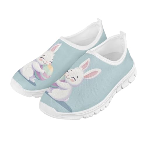 Easter Bunny Shoes for Girls Slip On Sneakers Cute Kids Gym Shoes2