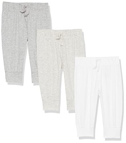 Image of Amazon Essentials Unisex Babies' Cotton Stretch Jersey Jogger (Previously Amazon Aware), Pack of 3
