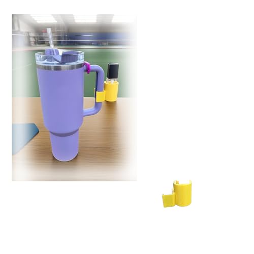 Lip Oil Holder for Stanley Accessory Clip for 40oz Tumbler Handle - Fits e.l.f Lip Oils 21.7mm Square-Shaped Lip Products