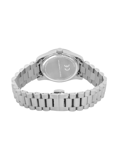 Image of French Connection Sol Dated Green Round Dial Stainless Steel Strap | Casual | Premium | Designed Feature Wrist Watch for Men - FCH14NSM