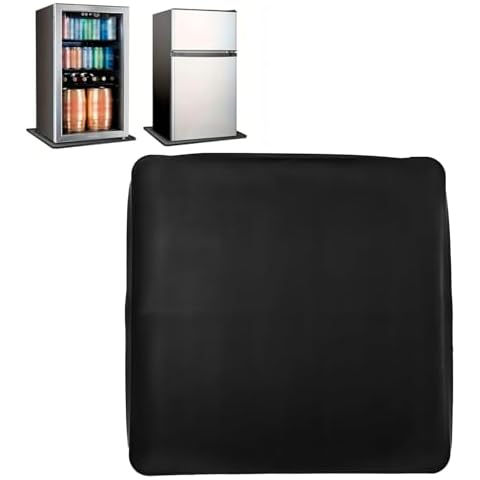 Anypro 24" x 24" x 0.8" Beverage Refrigerators Silicone Mat with Raised Edge, Mini Fridge Freezer Under Mat Protect Water Leakage and Floor Damage from Elecrical Equipment Cover