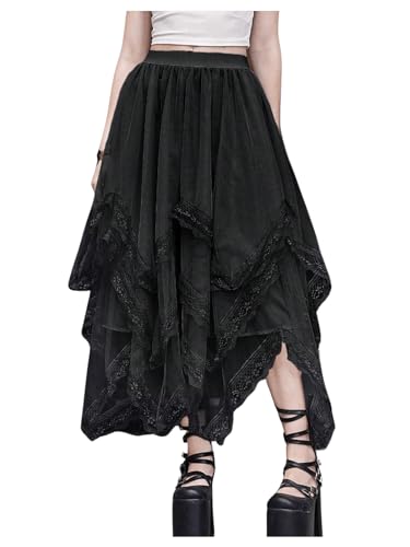 スカート Herlipto Lace Line Volume Tulle Gather Herlipto Lace Line Volume Tulle Gather
