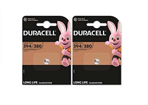 2 x Duracell 394/380 (2 Blister à 1 Batterie) 2 Batterien (SR936/V394/V380/SR45/SR936W/SR936WS)