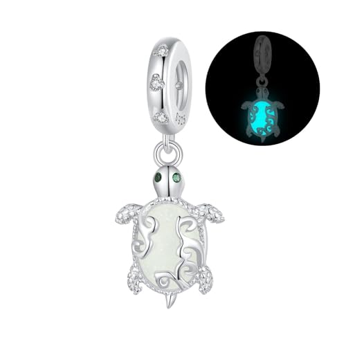 925 Sterling Silver Rainbow Owl Turtle Seashell Firefly Cat Animal Beach Charms Bead Dangle Charm for Charm Bracelet Birthday Jewelry Gift for Women