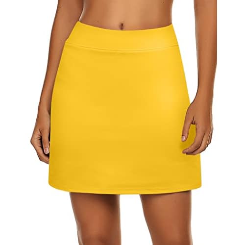 Ekouaer Women’s Active Performance Skort Lightweight Skirt for Running Tennis Golf Workout Sports