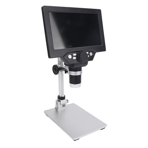 HD 7in LCD Digital Scope with Superior Ing Features, 1200X Magnification, 12MP High Resolution Camera, LED Lights for Phone and Watch Repairs