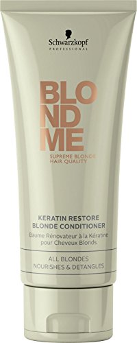 Schwarzkopf Professional Blondme, All Blondes Keratin Restore Conditioner, 6.76 Ounce