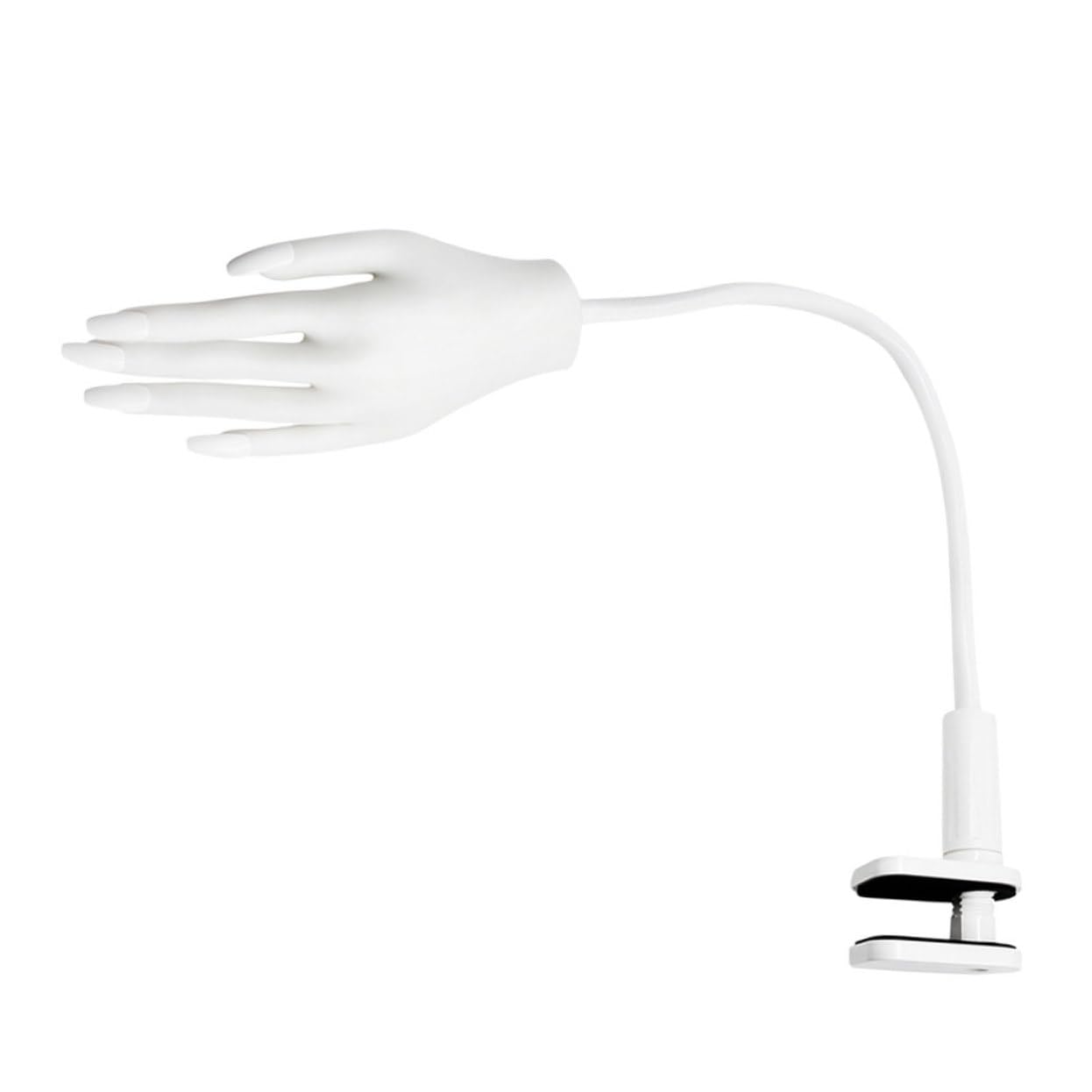 Practice Hand Nail Art Training Mannequin Flexible Fingernail Practice Hand Model for Nails Easy to Clean and Maintain and Professionals