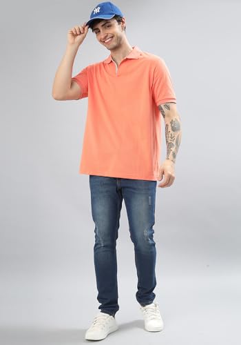 Image of Wear Your Opinion Solid Cotton Rich Polo T Shirt | Collar Tshirts | Half Sleeves | Plain-Regular Fit (Available in Plus Size)