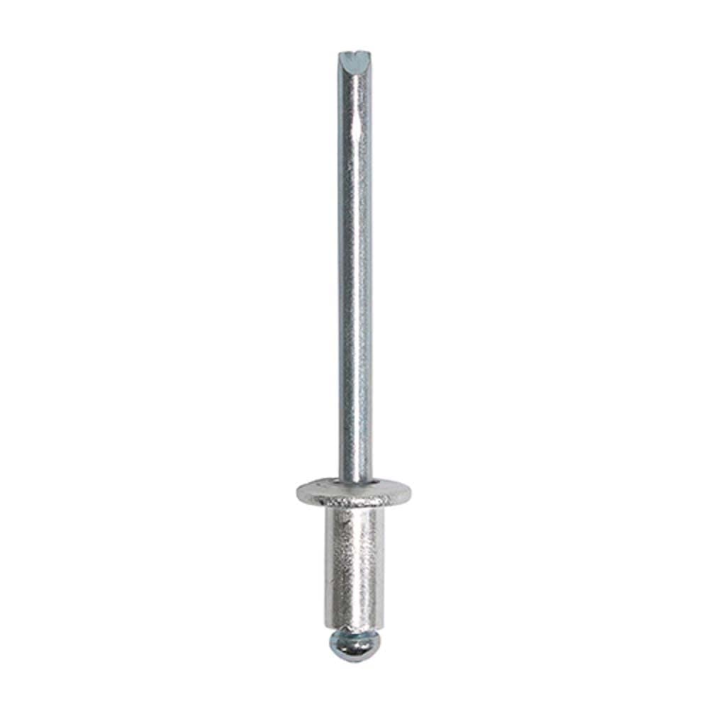 Timco Rivets Dome Head Aluminium - 4.0 X 8 (500 Pack) 5056110829029