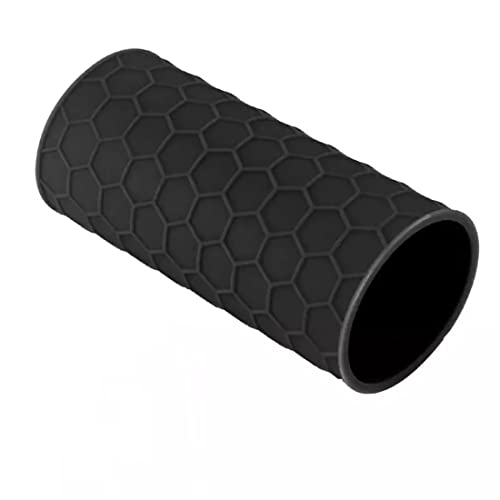Antideslizante Universal Rifle Pistola Pistola Pistola Empuñadura de Goma Patrón Hexagonal Guante Manga (Black)
