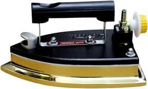 LPG Brass Base Gas Iron | Heavy-Duty 6.5kg High-Temperature Steam Iron for Industrial Use | Durable, Powerful Ironing for Garment Manufacturing | Efficient Heat Distribution