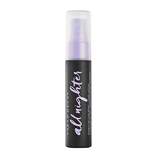 Urban Decay All Nighter Long-Lasting Makeup Setting Spray, Travel Size - Award-Winning Makeup Finishing Spray - Lasts Up To 16 Hours - Oil-Free - Non-Drying Formula for All Skin Types  - 1.0 fl oz