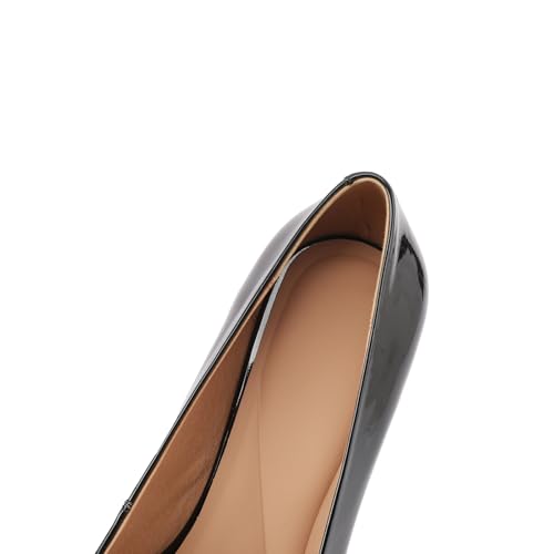 TinaCus Glossy Patent Leather Women's Pointed Toe Handmade High Heels Office Lady Pumps Shoes4