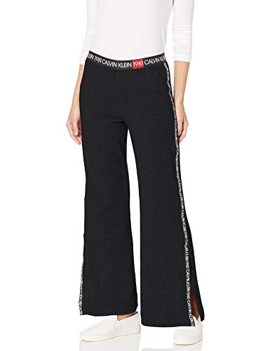 Calvin Klein Women's 1981 Bold Flare Sweatpant, Black, X-Small