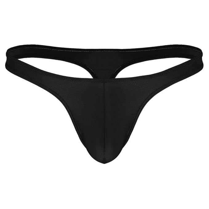 Image of Men's Sexy Briefs G-String Hot Thong, Free Size Combo Pack of 2 Black