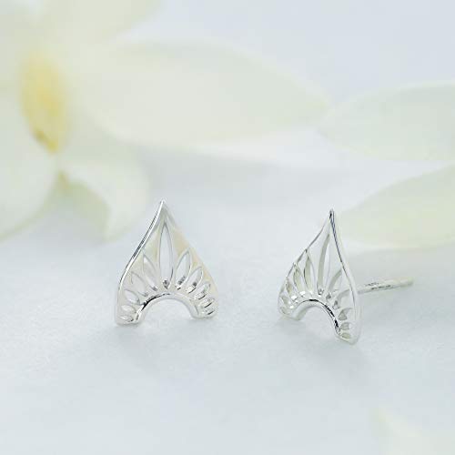Boma Sterling Silver Bohemian Tribal Shield Stud Earrings #TOP13