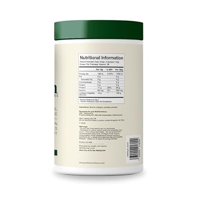Great Lakes Gelatin, Collagen Hydrolysate, Pasture-Raised Grass-Fed, Non GMO (4 Cans of 16 Ounces)