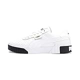 PUMA Women Cali Wn's Sneakers, Puma White-Puma Black, 39 EU