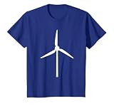 Wind Generator Farm Electricity Generator Windmill T-Shirt T-Shirt, Youth, Royal Blue, Small