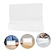 Artibetter Acrylic Name Card Holder Stand for Office Clear Name Tag Display Sturdy Desk Sign Holder for Departments Easy Installation Slot