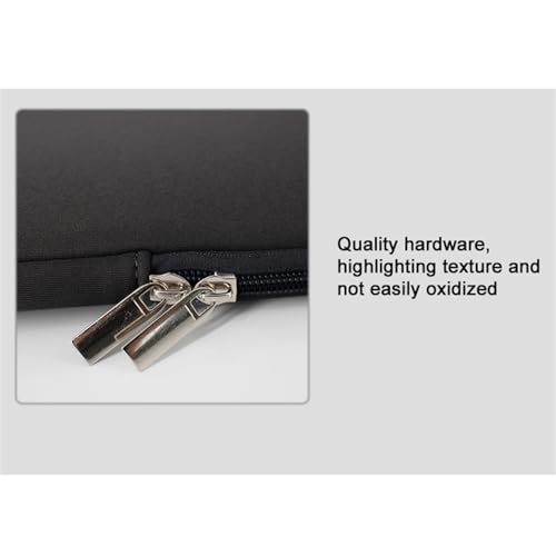 Capa protetora de manta para laptop e tablet bolsa computador espuma imitação mergulho macia fina leve forro ventilada absorve impactos zíper deslizamento suave