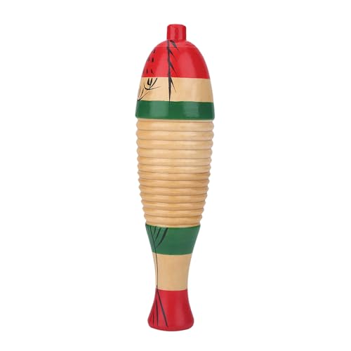 Colorful and Safe Wooden Guiro, Guiro Instrument, for Kids, Childrens Toy, Musical Learning, Stimulates Childs Sense of Rhythm, Develops Musical Talent