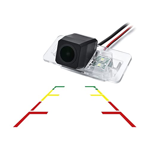 Image of Vlicevrn Fisheye Vehicle Car Rear View Camera Dynamic Trajectory Backup Camera for BMW 1 E82 E88 3 M3 E46 E92 E96 X1 E84 X3 E83 5 M5 E39 E60 E61 X5 E53 E70 X6 E71 (Full Fixed)