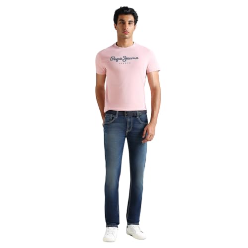 Image of Pepe Jeans Men T-Shirt|Cotton|Slim Fit