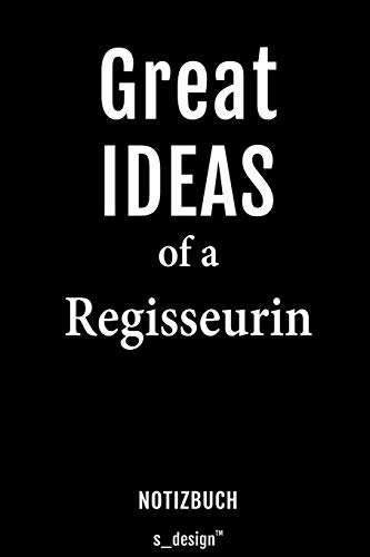 livre Notizbuch für Regisseure / Regisseur / Regisseurin: Originelle Geschenk-Idee [120 Seiten liniertes blanko Papier]