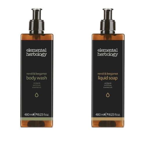 Image of Herbology Neroli & Bergamot Hand Wash & Body Wash 2 x 480ml Bottles