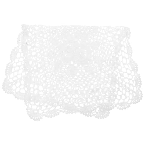 HOMOCONO Napperon Centre de Table en Coton 30 X 50 CM Ajouré pour Déco Mariage et Chemin de Table Crochet