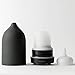 Vitruvi Stone Diffuser, Ceramic Ultrasonic Essential Oil Diffuser for Aromatherapy, Black, 90ml Capacity