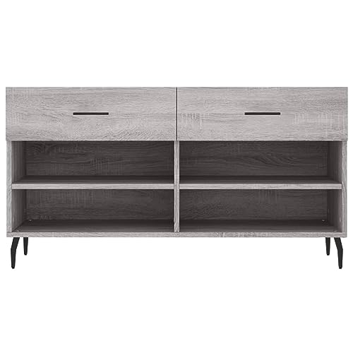 Banc à Chaussures Sonoma Gris pour Ranger Vos Souliers et Optimiser les Petits Espaces