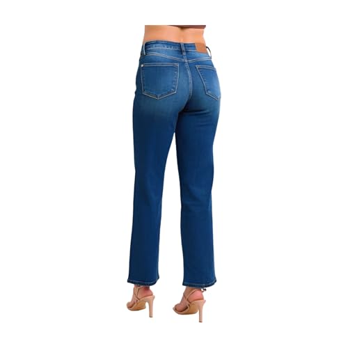 Judy Blue Side Seam Detail Straight Jeans4