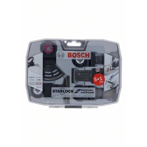 Bosch Professional 6 pcs Starlock Plunge-Cutting Blade Set for Electricians and Drywall (Wood, Metal, Multi Material, Accessories for Multi-Tool) 3 Bosch Professional 6 pcs Starlock Plunge-Cutting Blade Set for Electricians and Drywall (Wood, Metal, Multi Material, Accessories for Multi-Tool) - Image 3