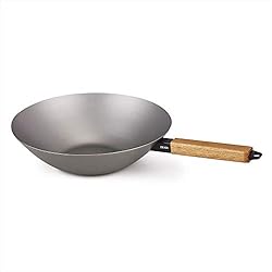 Hot Wok Original Beka 13970314 Nomad - Sartén Wok, Acero al Carbono, Diámetro 31 cm