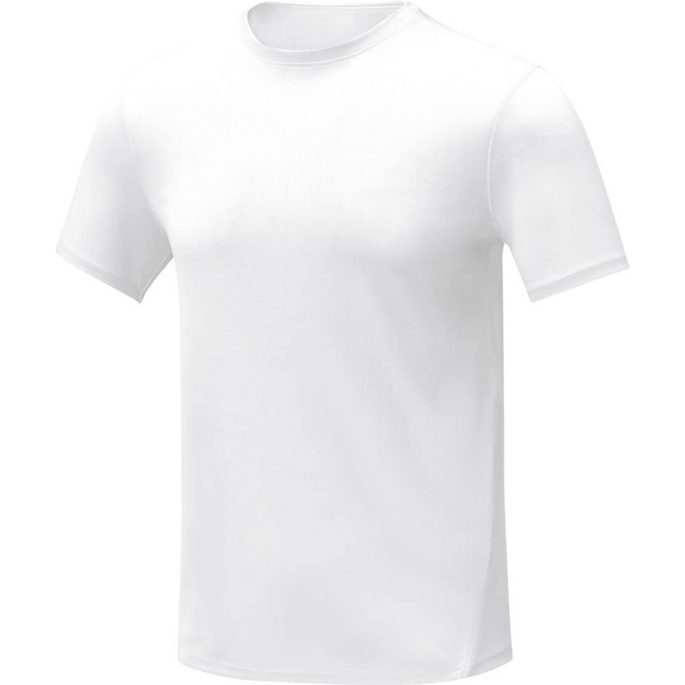 Elevate Men's White Kratos Cool Fit Short-Sleeved T-Shirt (Xs) (White)