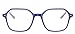 Ray-Ban Unisex RX5394 John Square Prescription Eyewear Frames, Blue on Vichy Blue/White/Demo Lens, 49 mm