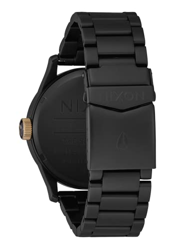 Image of Nixon Men's Sentry SS Japanese-Quartz Watch with Stainless-Steel Strap, Grey, 23 (Model: A3561041)