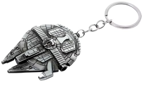 Llavero de metal con anillo para fanáticos de la saga Star Wars, 0 mois