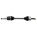 TRQ Front Left CV Axle Assembly Automatic Transmission Compatible with 2016-2019 Chevrolet Cruze L4 1.4L Driver Side