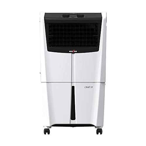 KENSTAR CHILL 35 LITRES HONEYCOMB PERSONAL COOLER WHITE & BLACK