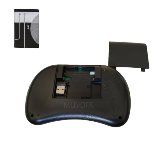 Image of Wireless Mini Keyboard with Touchpad, 2.4GHz USB Receiver + Bluetooth, RGB Backlit Rechargeable Handheld Remote, 92 Keys for Smart TV, HTPC, Android TV Box, Laptop, PC, Tablet & Mobile