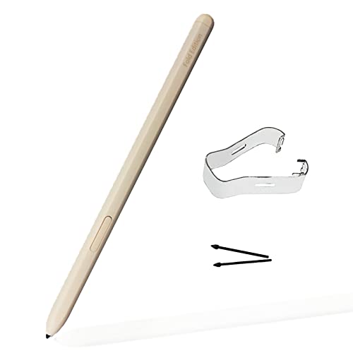 PCTC Galaxy Z Fold 4 S Pen Fold Edition,S Pen Z Fold 4,4096 Pressure Levels,Stylus Pen Replacement For Samsung Galaxy Z Fold 4 5G + Tips/Nibs(Beige)Ef- Ff92Pcbegus