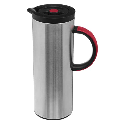 Pichet isotherme - 11 x 30 cm - Inox - Rouge
