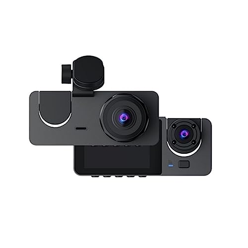 Enregistreur vidéo voiture DELURA grand angle 2 canaux avec carte 32G